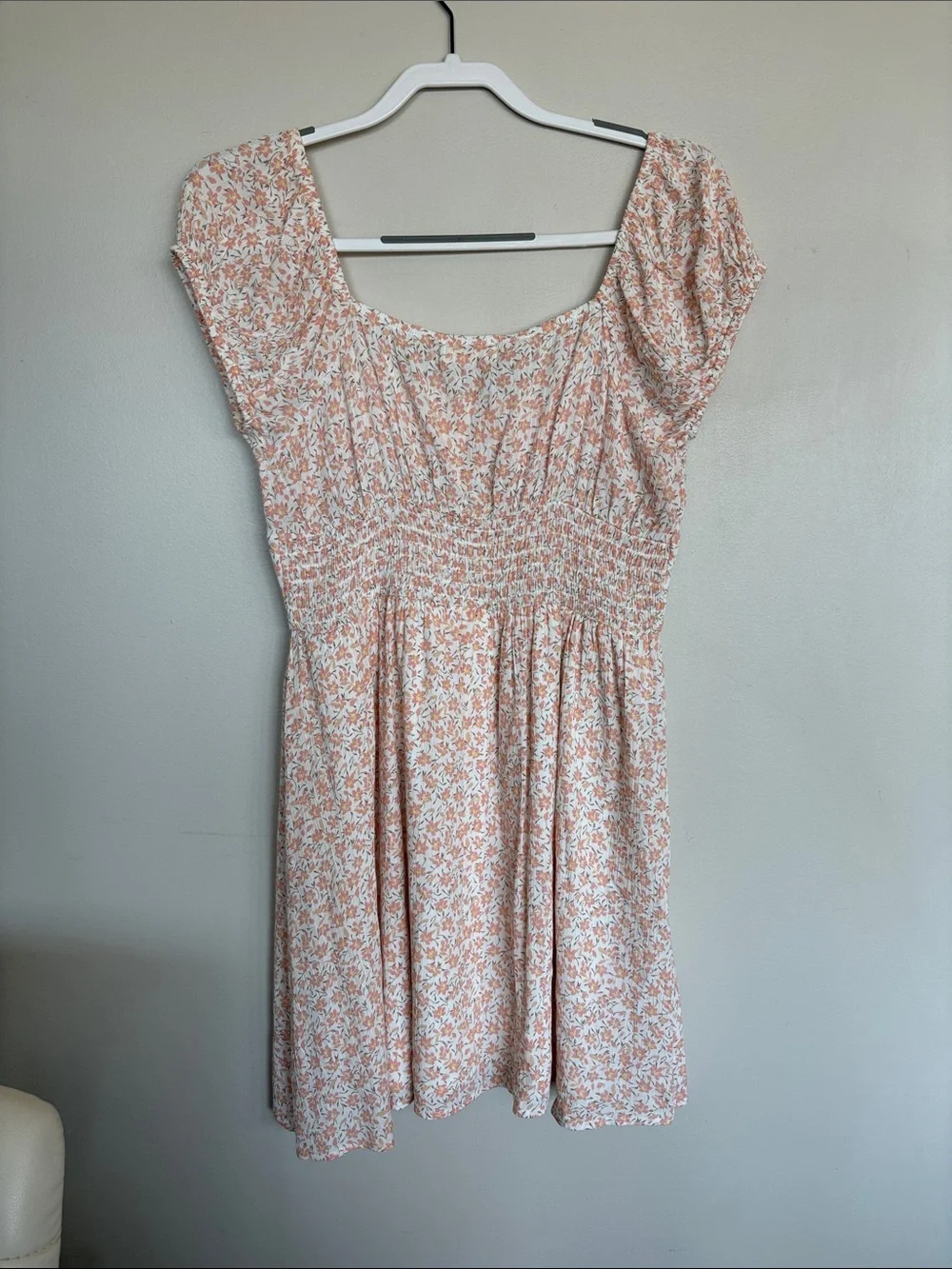 Altar’d State Floral Babydoll Mini Dress Size Medium Cottagecore - Picture 4 of 6
